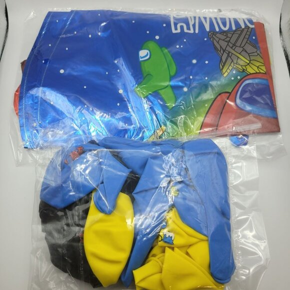 Among Us Birthday Party Supplies Balloons Variety Gamer Boy Girl Space Astronaut - Picture 7 of 7